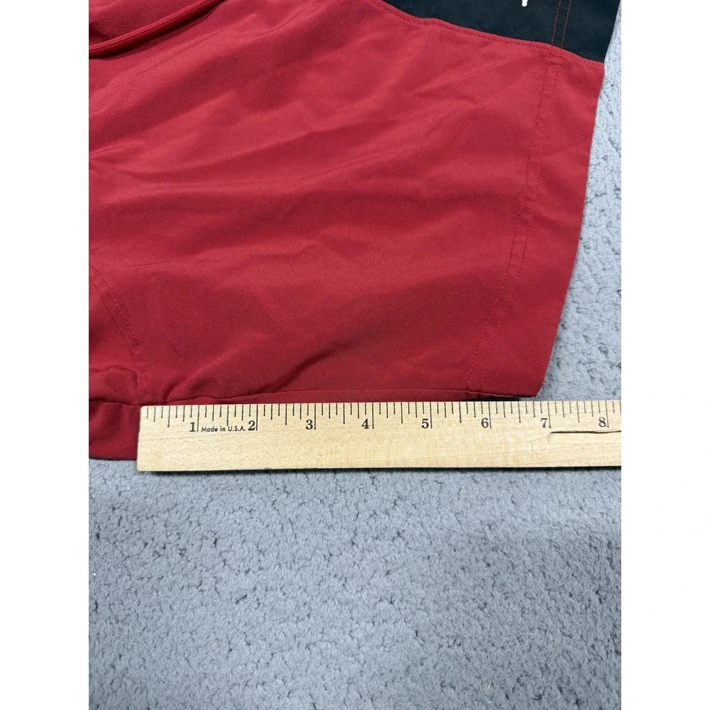 Jordan Shorts‎ Mens XL Red Black Colorblock Basketball 7 Inseam Jumpman Athletic